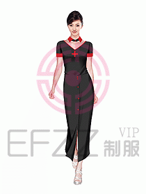 桑拿水療會所咨客制服246