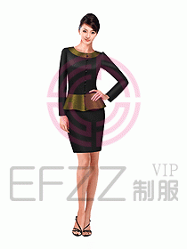 珠寶化妝品營業(yè)員制服821