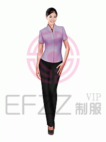 女職業(yè)裝短袖襯衫設(shè)計圖167