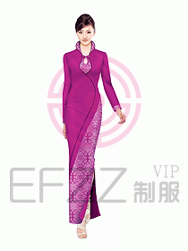 酒店中餐咨客制服491