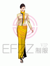 酒店中餐咨客制服498