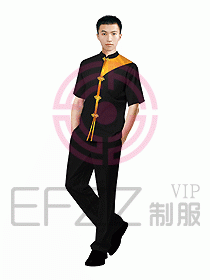 酒店中餐服務(wù)員制服設(shè)計圖956