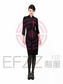 酒店中餐服務(wù)員制服設(shè)計(jì)圖959