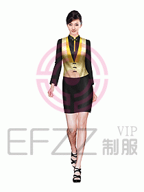 酒店中餐服務(wù)員制服設(shè)計(jì)圖969