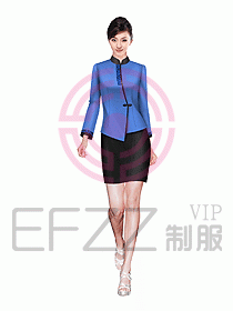 酒店中餐服務員制服設(shè)計圖982