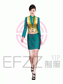 酒店中餐服務(wù)員制服設(shè)計圖990