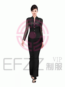 酒店西餐咨客制服設計圖253