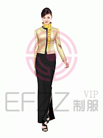 酒店西餐咨客制服設(shè)計(jì)圖256