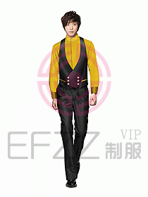 西餐服務員制服設計圖599