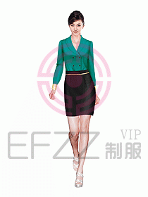 西餐服務(wù)員制服設(shè)計(jì)圖608