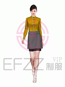 西餐服務員制服設計圖613