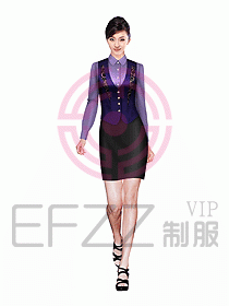 西餐服務(wù)員制服設(shè)計(jì)圖622