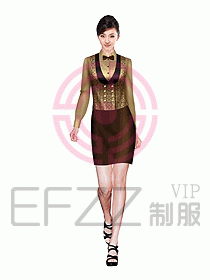 西餐服務(wù)員制服設(shè)計(jì)圖632