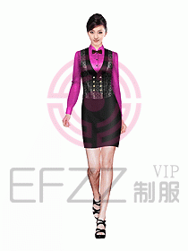 西餐服務(wù)員制服設(shè)計圖644