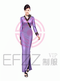 中餐咨客制服設(shè)計圖506