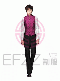 中餐服務(wù)員制服設(shè)計(jì)圖1007