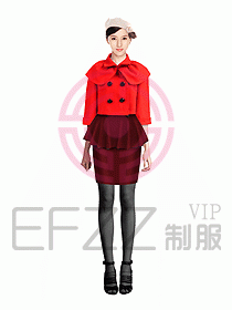 導購員服裝設計圖879
