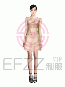 珠寶營業(yè)員制服設(shè)計(jì)圖889