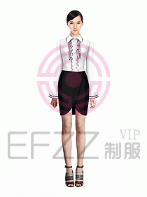 珠寶營業(yè)員制服設(shè)計(jì)圖895