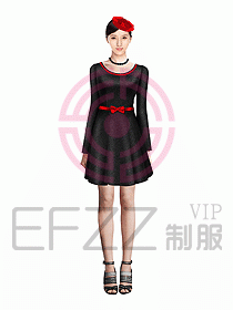 珠寶營業(yè)員制服設(shè)計(jì)圖919