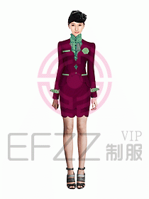 珠寶營業(yè)員制服設(shè)計圖923