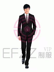 酒店部門經(jīng)理西服設(shè)計圖228