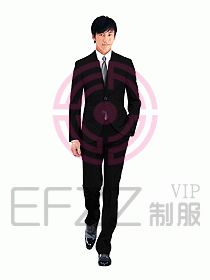 酒店部門經(jīng)理西服設(shè)計圖234