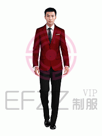酒店部門經(jīng)理西服設(shè)計(jì)圖236