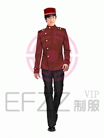 酒店門童制服設(shè)計(jì)圖608