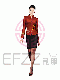 中餐服務(wù)員制服設(shè)計圖1020