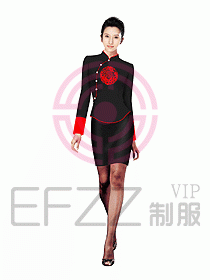 中餐服務(wù)員制服設(shè)計(jì)圖1032
