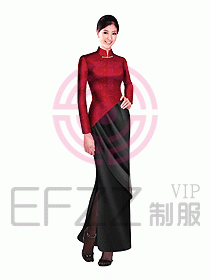 中餐迎賓制服設(shè)計(jì)圖520