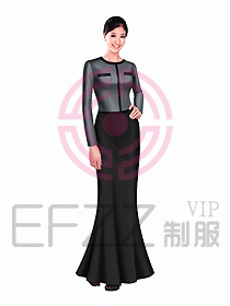 西餐咨客制服設(shè)計(jì)圖275