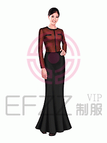 西餐咨客制服設(shè)計(jì)圖280