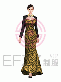 西餐咨客制服設(shè)計圖283