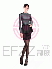 西餐服務(wù)員制服設(shè)計圖646