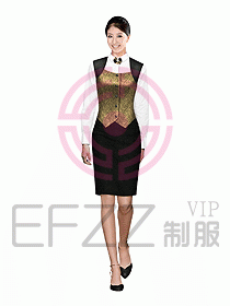 西餐服務(wù)員制服設(shè)計圖648