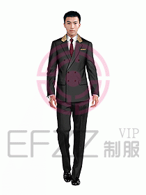 酒店經(jīng)理職業(yè)裝西服261