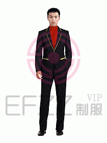 酒店經(jīng)理職業(yè)裝西服266