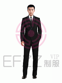 酒店經(jīng)理職業(yè)裝西服281