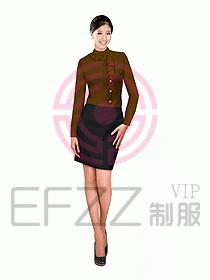 女職業(yè)裝長袖襯衫設(shè)計(jì)圖101