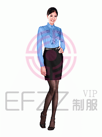 女職業(yè)裝長袖襯衫設計圖104