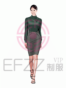 女職業(yè)裝長袖襯衫設(shè)計圖129