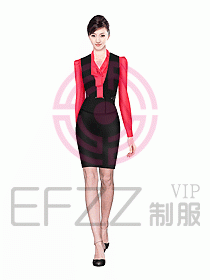 女職業(yè)裝馬夾設(shè)計(jì)圖212