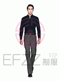 男職業(yè)裝長袖襯衫設(shè)計圖211