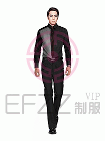 男職業(yè)裝長袖襯衫設計圖221