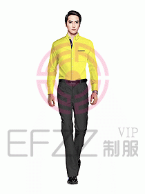 男職業(yè)裝長袖襯衫設(shè)計圖235