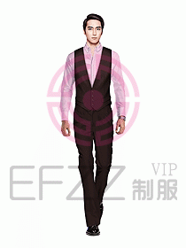 男職業(yè)裝馬夾設計圖051