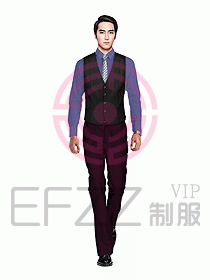 男職業(yè)裝馬夾設(shè)計(jì)圖065