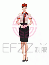 空姐服裝設(shè)計效果圖349